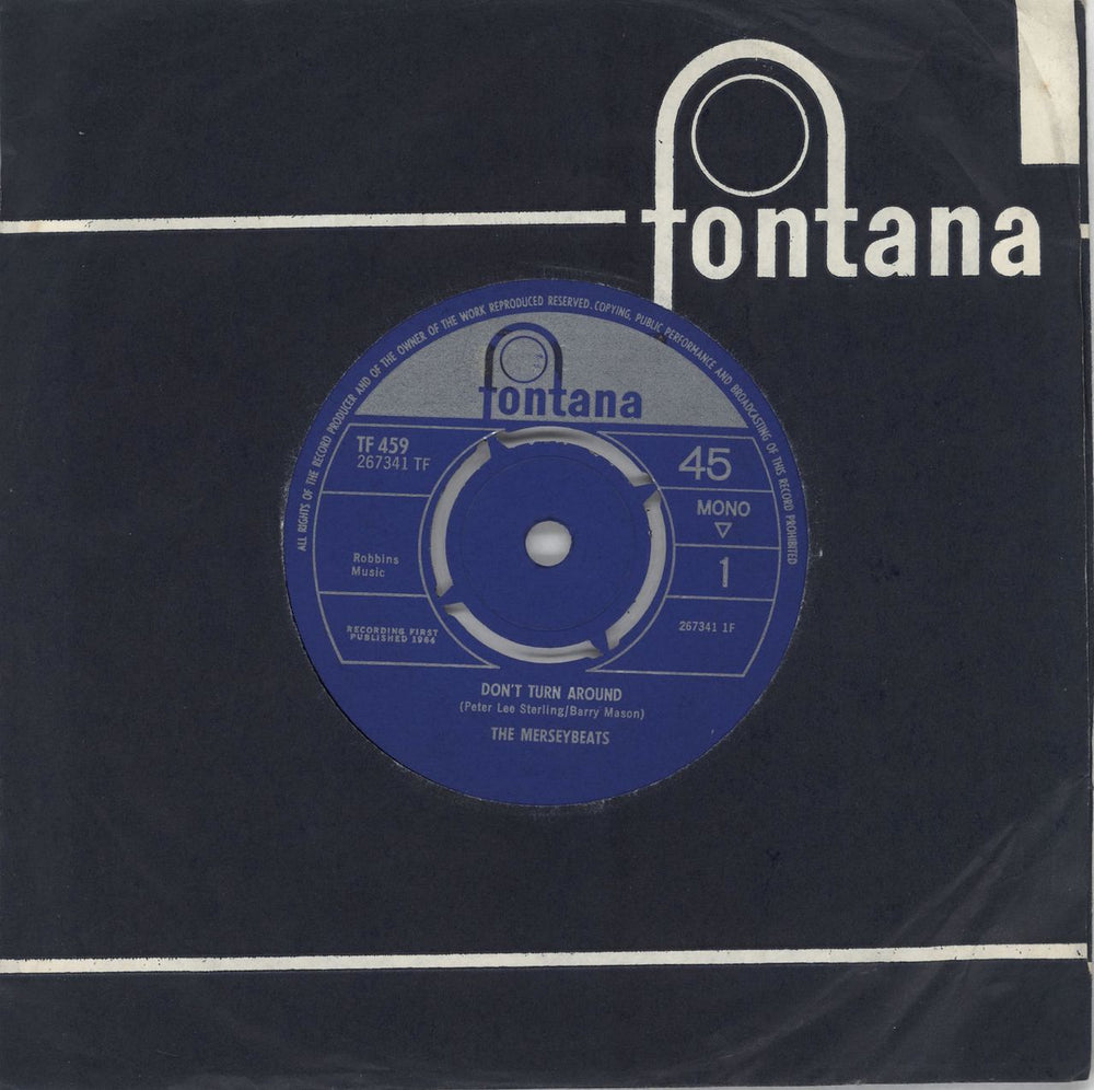 The Merseybeats Don't Turn Around - 4pr UK 7" vinyl single (7 inch record / 45) TF459