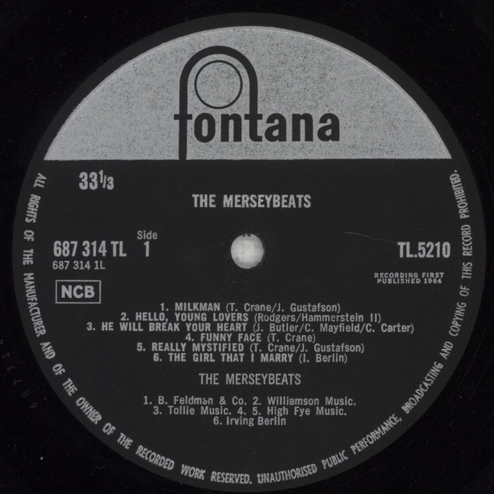 The Merseybeats The Merseybeats - EX UK vinyl LP album (LP record) MSBLPTH311539