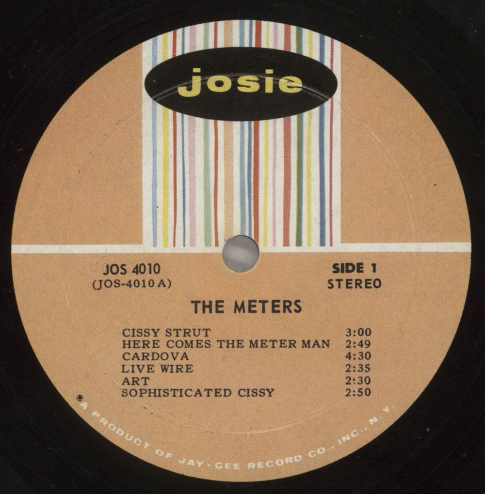 The Meters The Meters - 1st US vinyl LP album (LP record) MTSLPTH882256