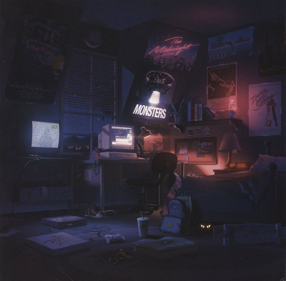 The Midnight Monsters - Clear with Purple Splatter Vinyl US 2-LP vinyl record set (Double LP Album) COUNT198