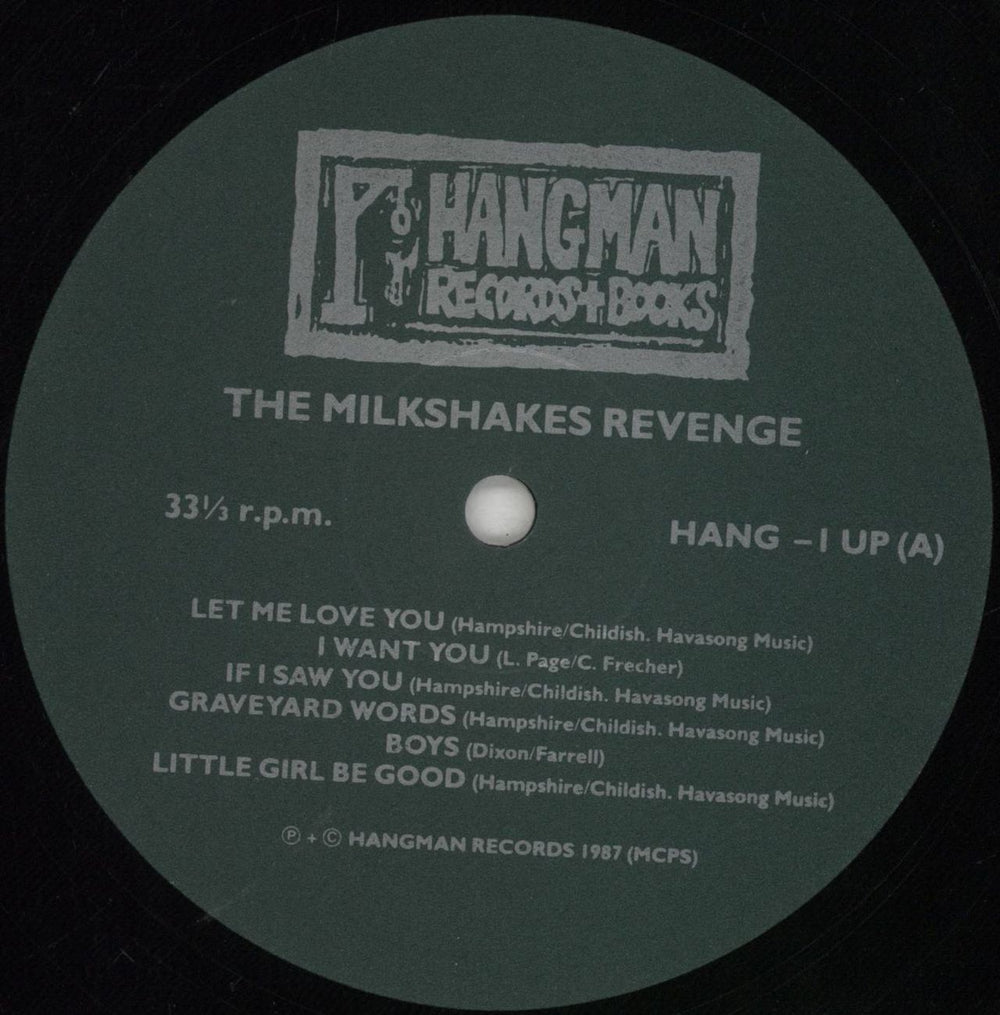 The Milkshakes The Milkshakes' Revenge! - 1st UK vinyl LP album (LP record) MK2LPTH851778