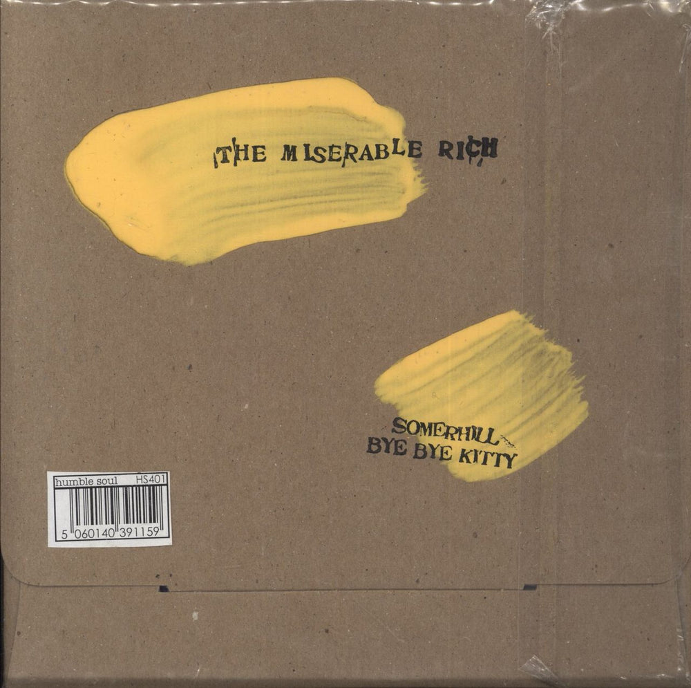 The Miserable Rich Somerhill UK 7" vinyl single (7 inch record / 45) 5060140391159