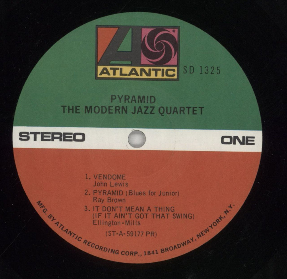 The Modern Jazz Quartet Pyramid - Mispress US vinyl LP album (LP record) MJQLPPY855770