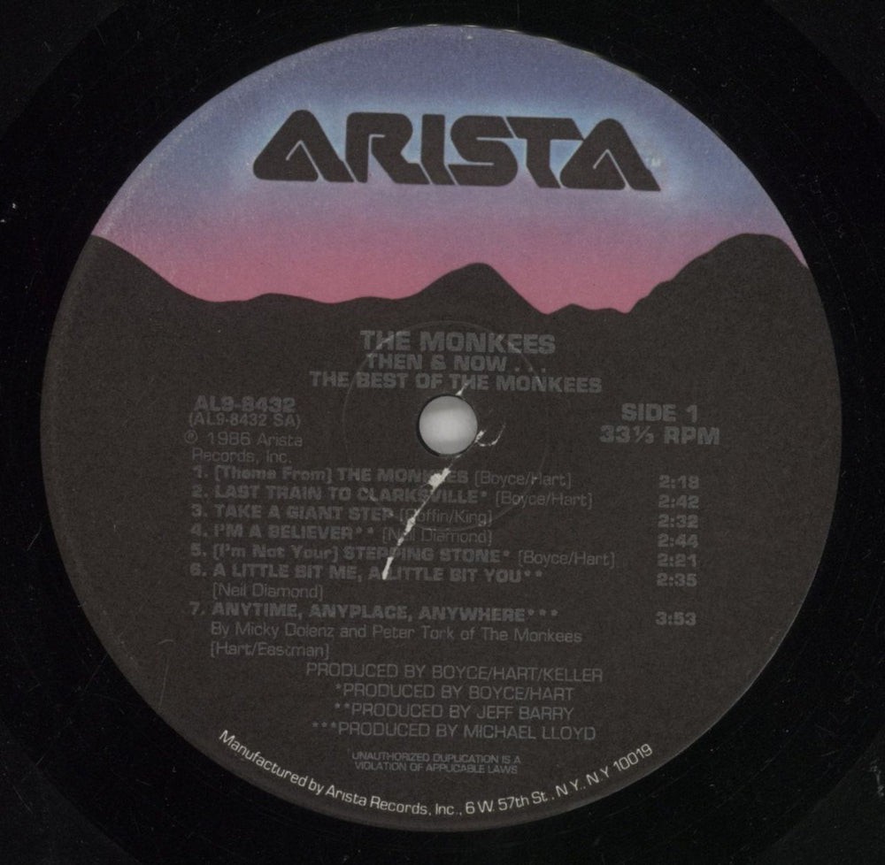 The Monkees Then & Now... The Best Of The Monkees US vinyl LP album (LP record) MKELPTH555136