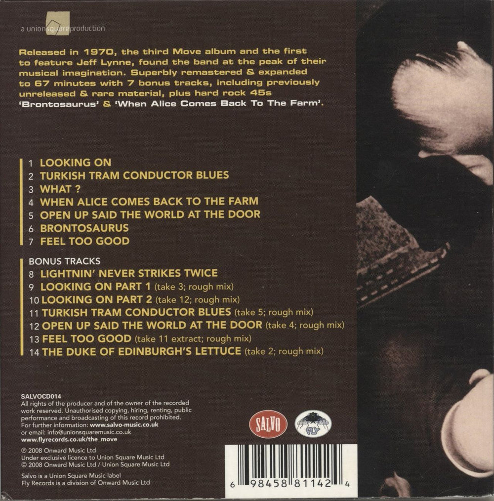 The Move Looking On UK CD album (CDLP) 698458811424
