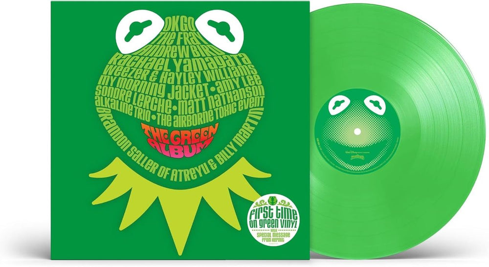 The Muppets The Green Album - First Time On Green Vinyl - Sealed UK vinyl LP album (LP record) 8757250