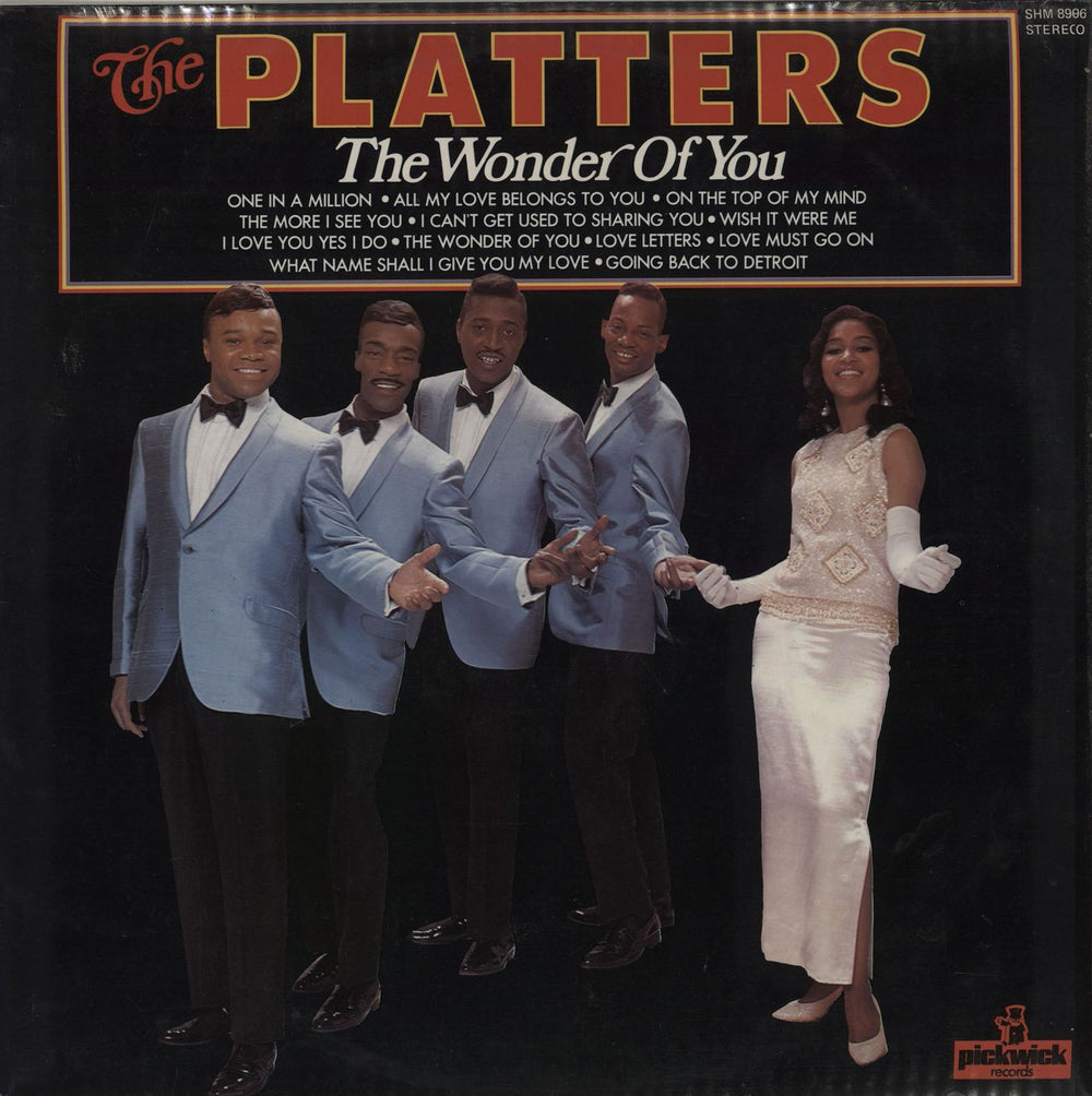 The Platters The Wonder Of You UK vinyl LP album (LP record) SHM896