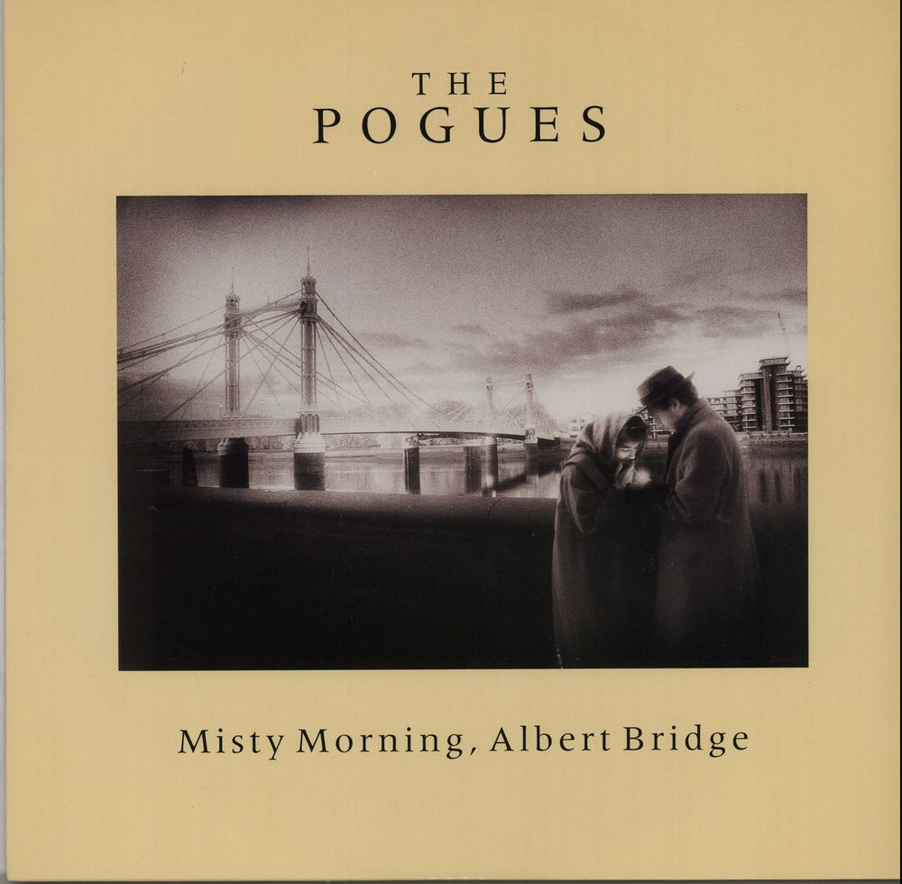 The Pogues Misty Morning, Albert Bridge UK 12" vinyl single (12 inch record / Maxi-single) YZ407T