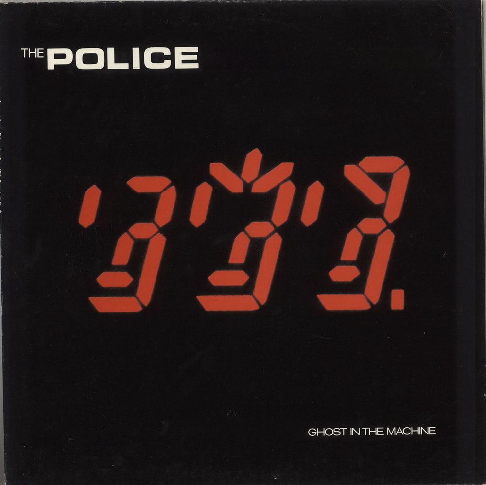 The Police Ghost In The Machine UK vinyl LP album (LP record) AMLK63730