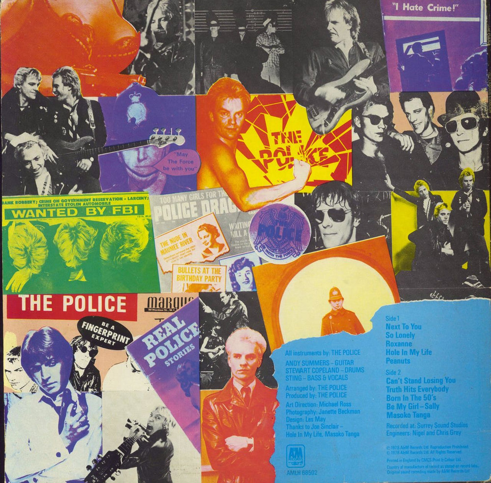 The Police Outlandos D'Amour - EX UK vinyl LP album (LP record) POLLPOU214397