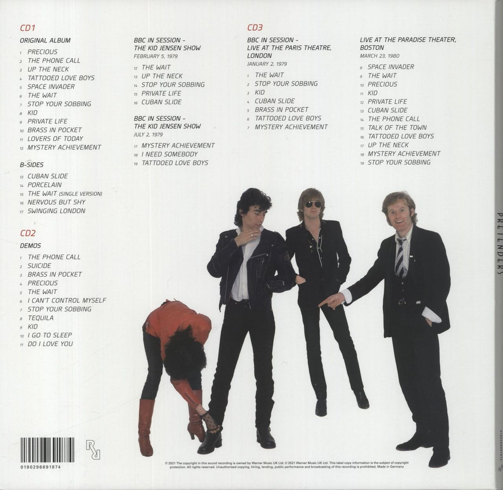 The Pretenders Pretenders: 40th Anniversary UK 3-CD album set (Triple CD) 190296691874