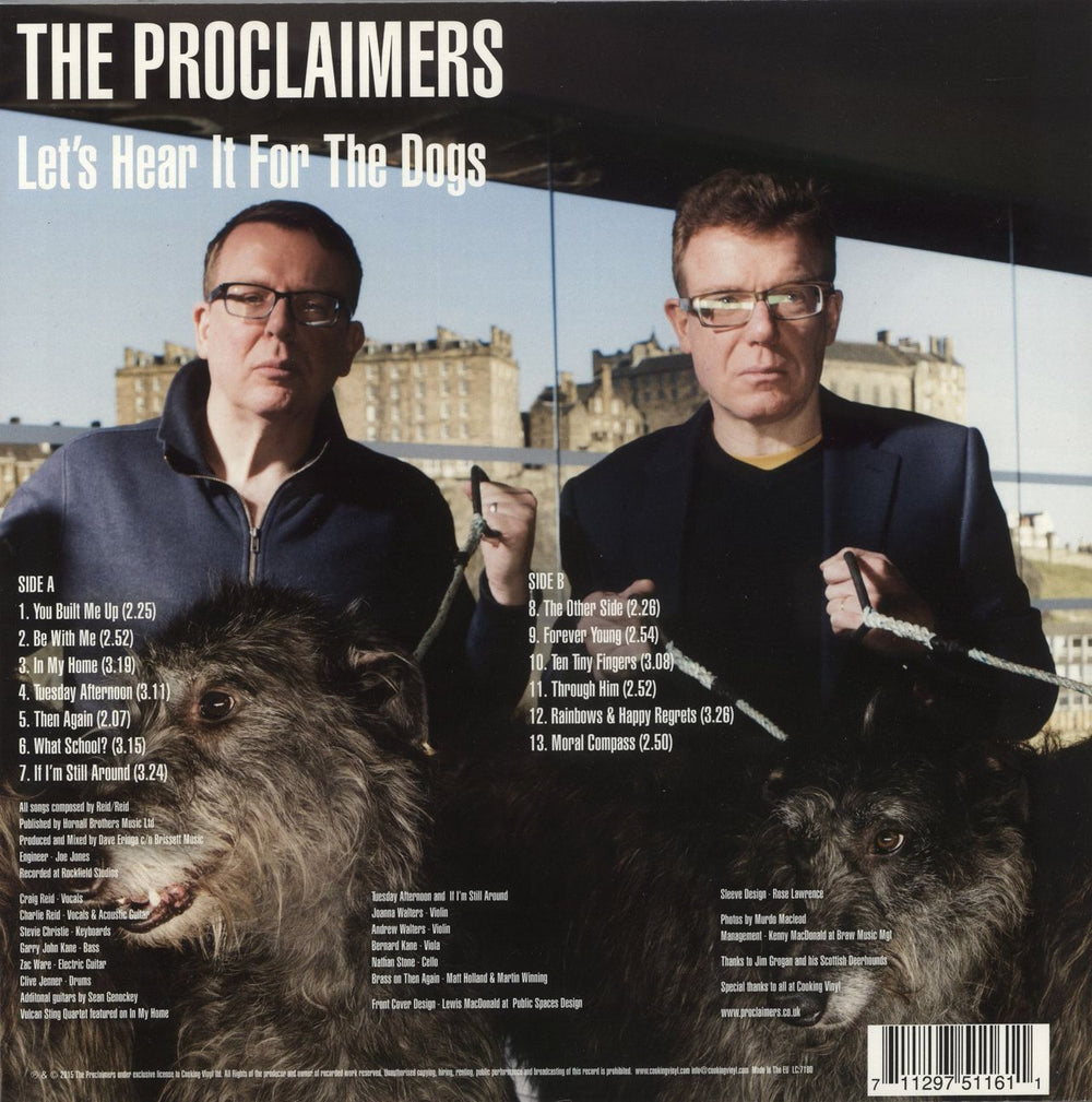 The Proclaimers Let's Hear It For The Dogs UK vinyl LP album (LP record)