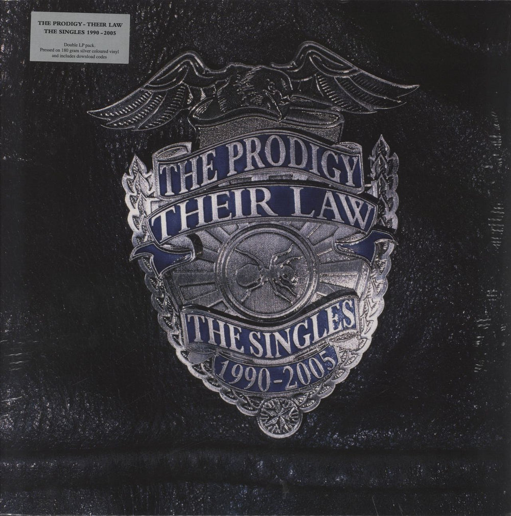 The Prodigy Their Law: The Singles 1990-2005 - Silver Vinyl - Sealed UK 2-LP vinyl record set (Double LP Album) XLLP190