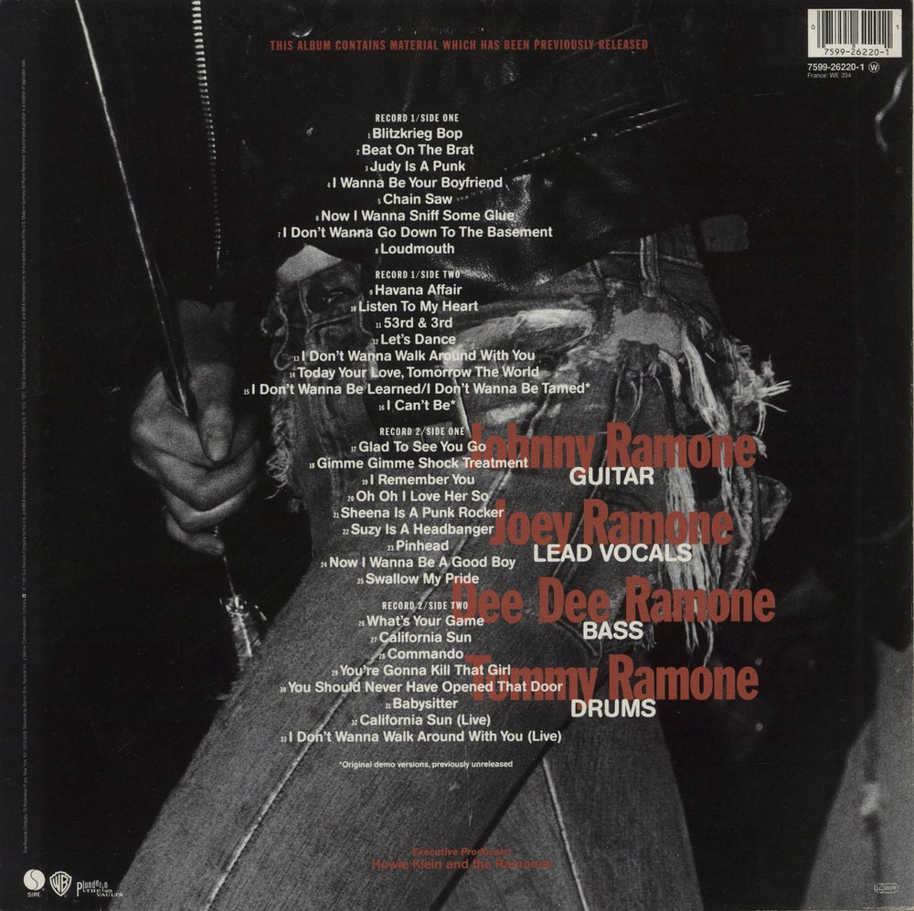 The Ramones All The Stuff (And More) Volume 1 German 2-LP vinyl record set (Double LP Album) 075992622011