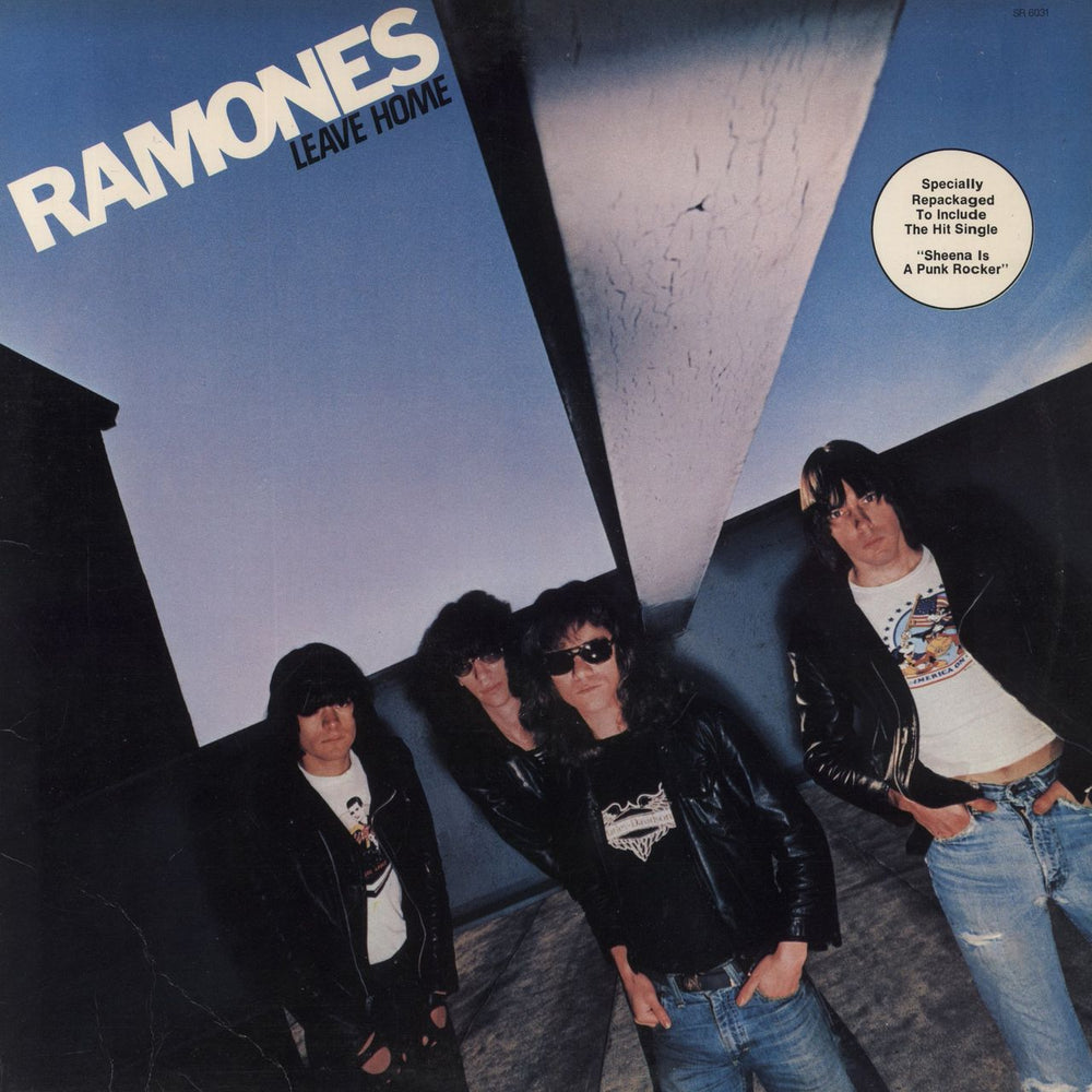 The Ramones Leave Home - VG US vinyl LP album (LP record) SR6031