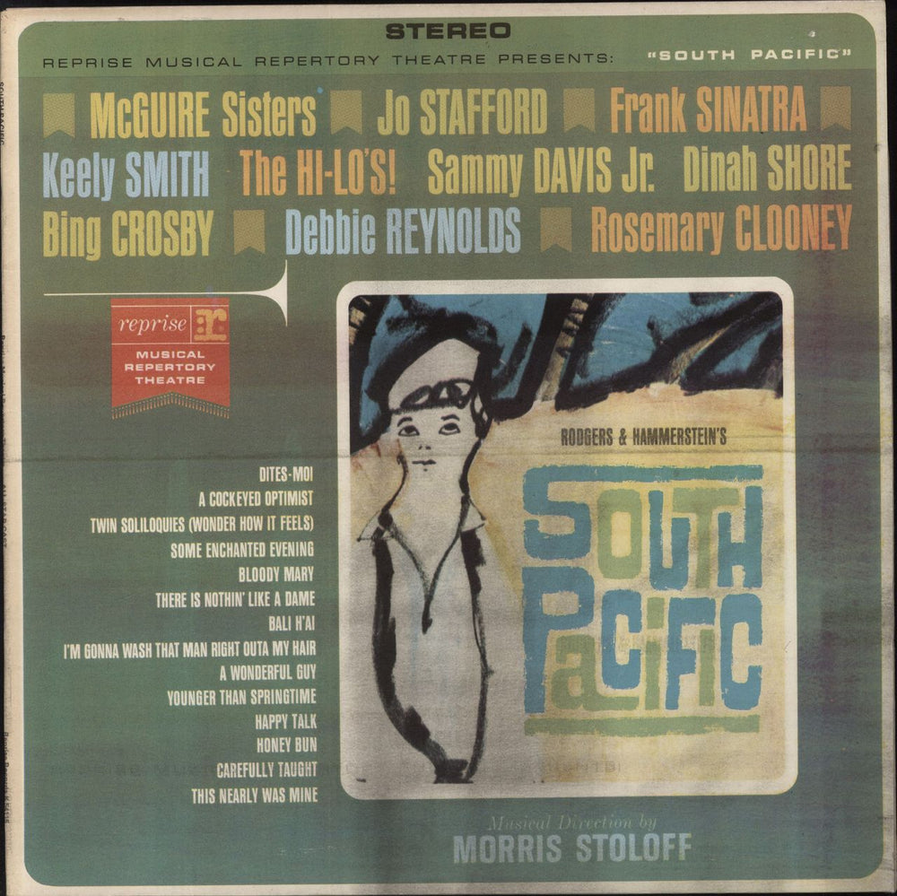 The Reprise Musical Repertory Theatre South Pacific UK vinyl LP album (LP record) K54115