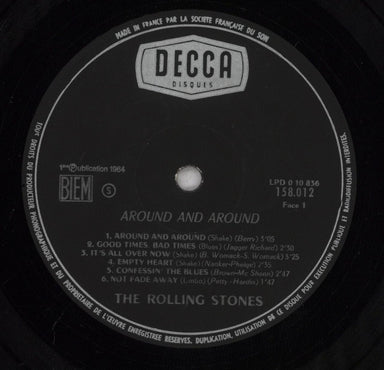 The Rolling Stones Around And Around - 2-65 French vinyl LP album (LP record) ROLLPAR838608