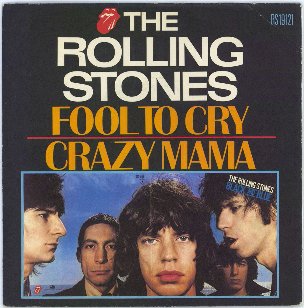 The Rolling Stones Fool To Cry - Wide French 7" vinyl single (7 inch record / 45) RS19121