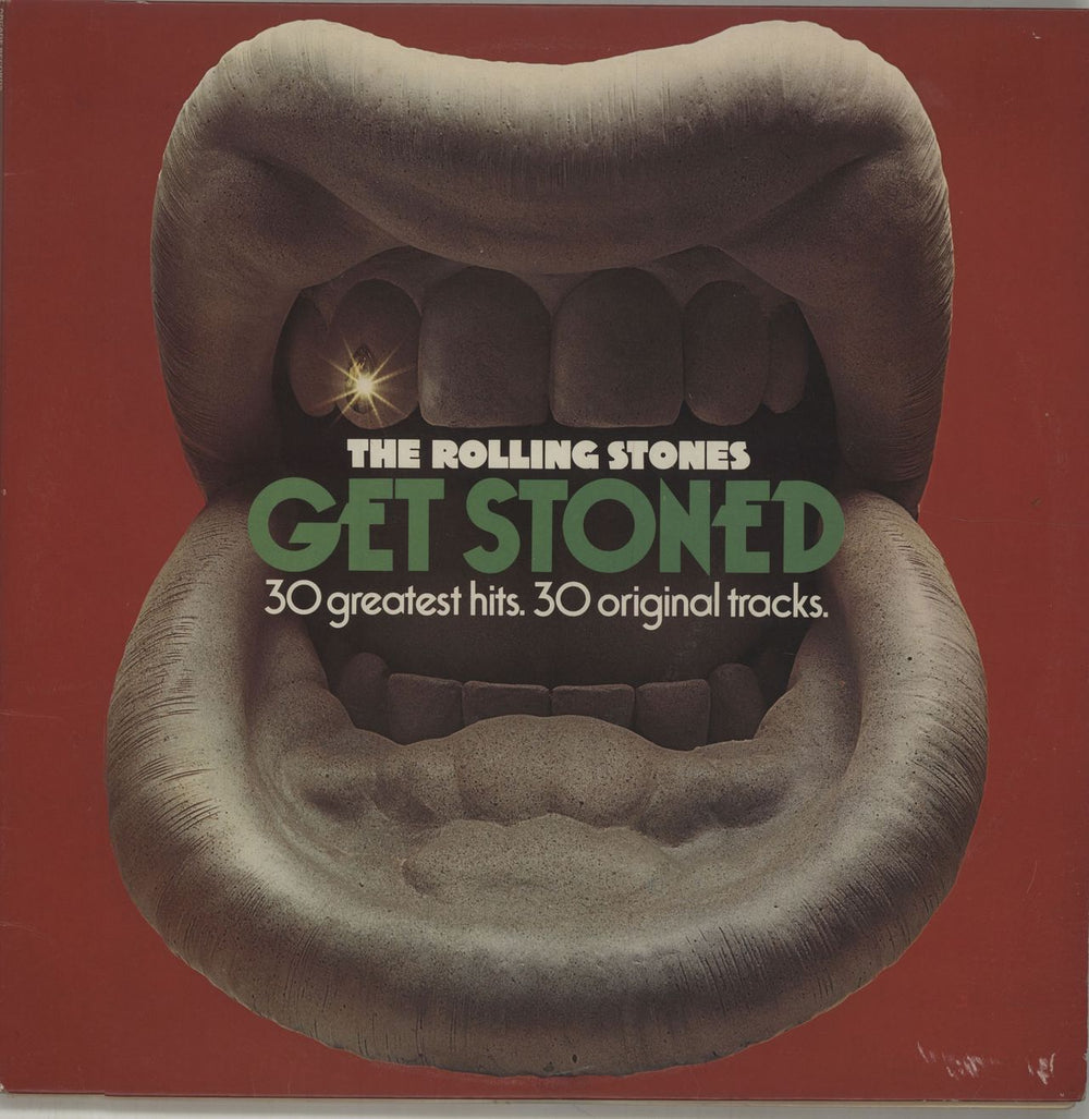 The Rolling Stones Get Stoned - 30 Greatest Hits UK 2-LP vinyl record set (Double LP Album) ADEP32