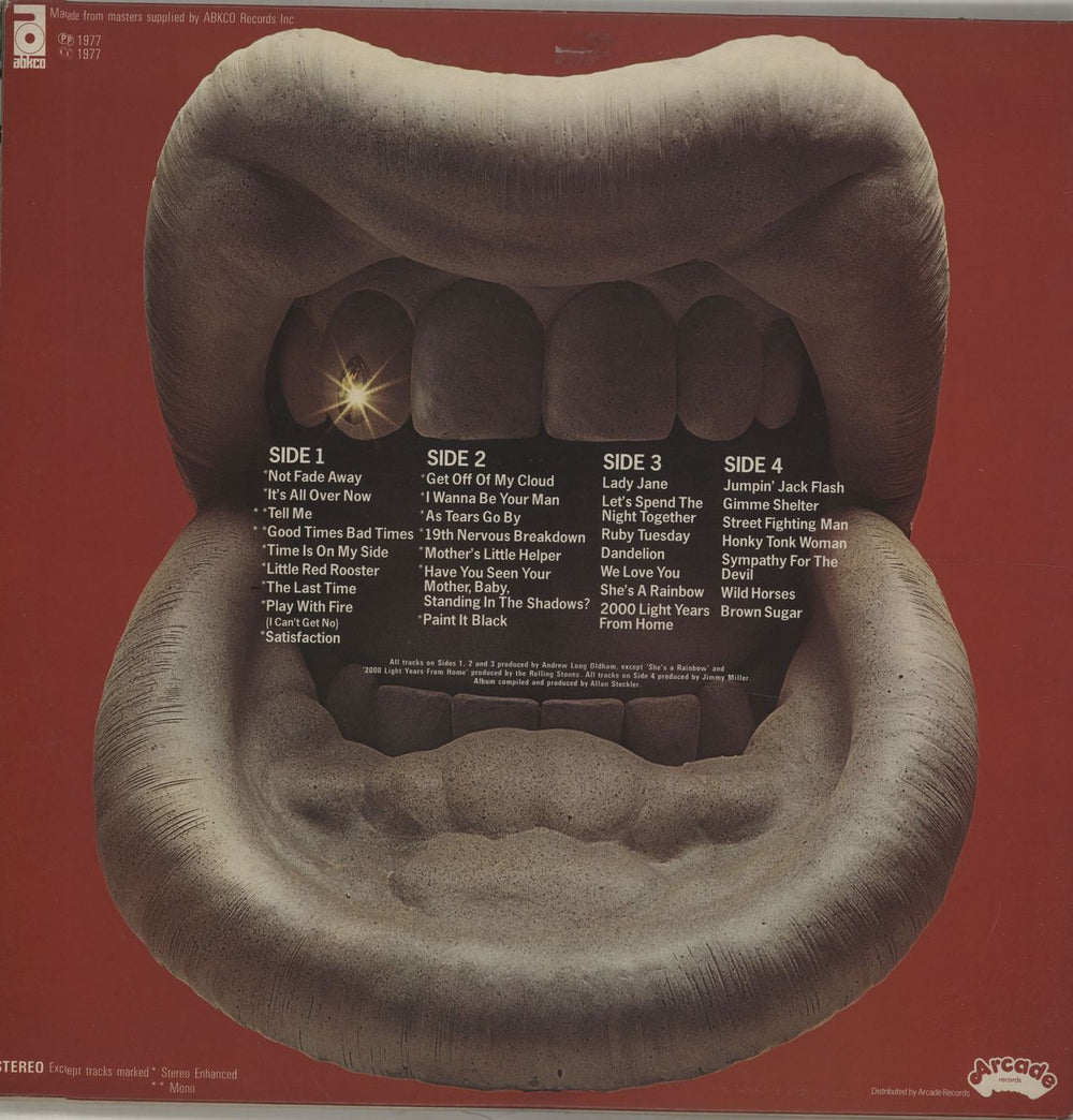 The Rolling Stones Get Stoned - 30 Greatest Hits UK 2-LP vinyl record set (Double LP Album) ROL2LGE93573