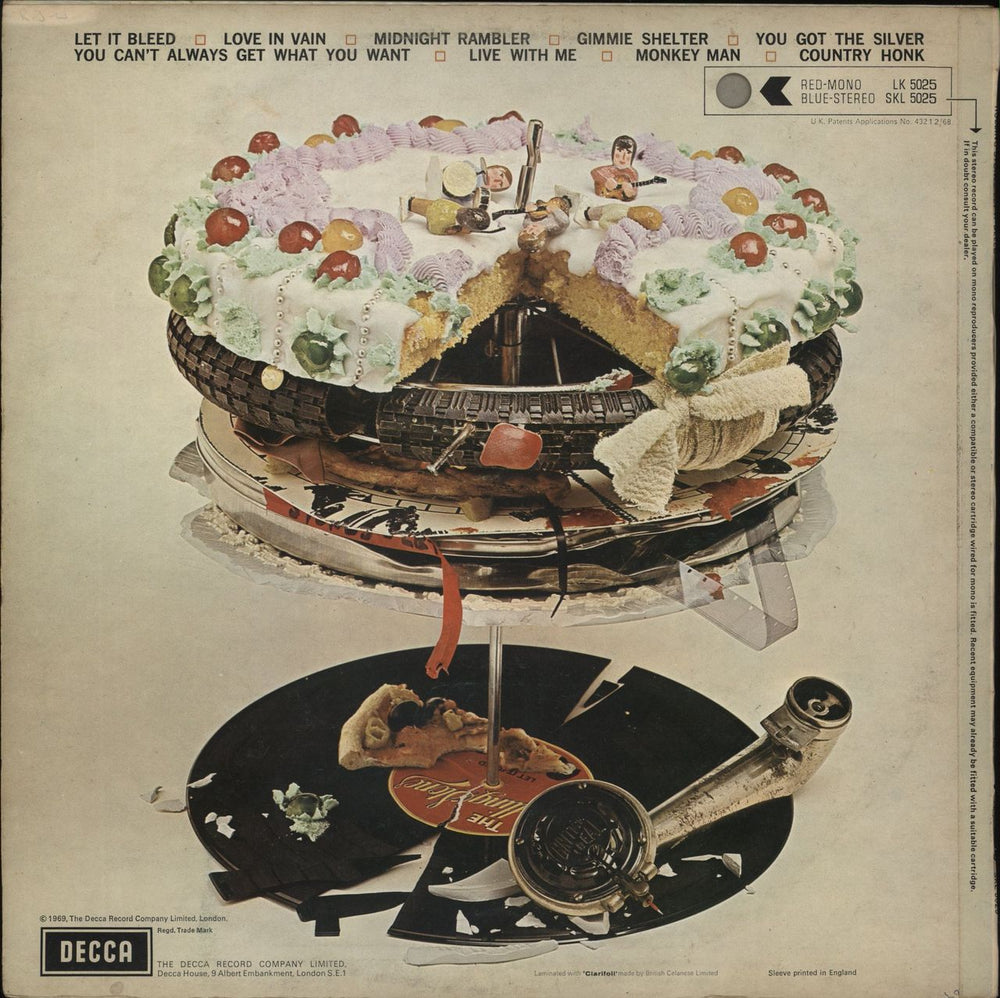 The Rolling Stones Let It Bleed - 2nd - EX UK vinyl LP album (LP record)