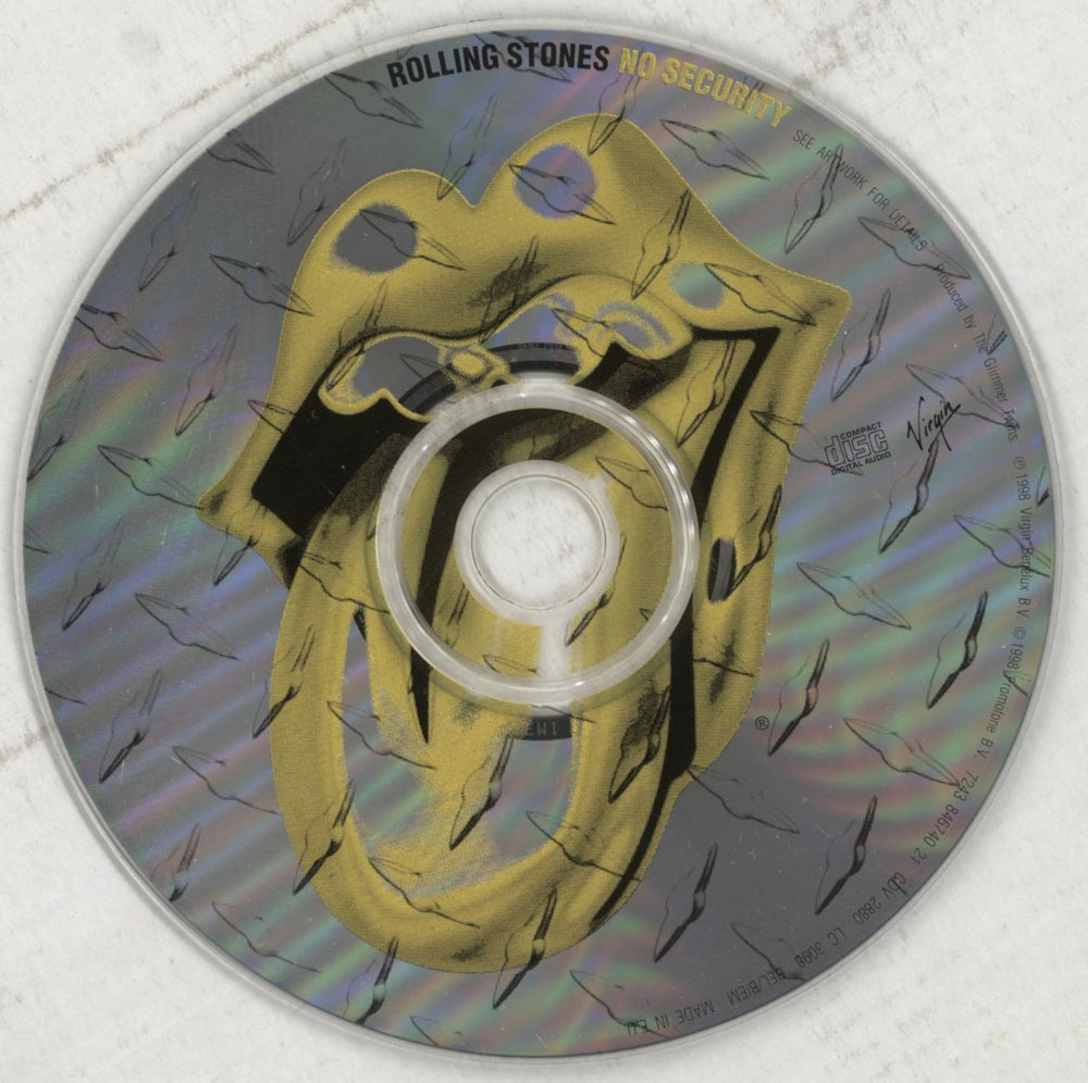 The Rolling Stones No Security UK CD album (CDLP) ROLCDNO607235