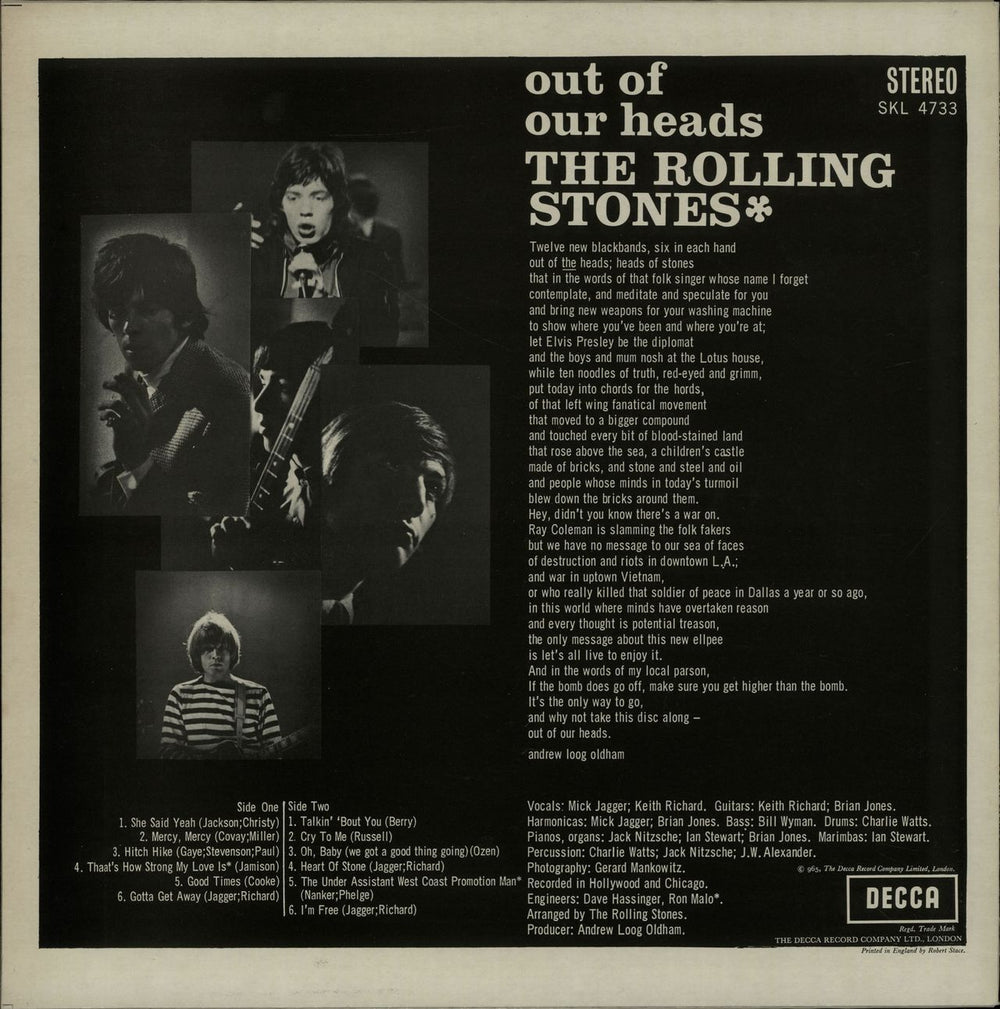 The Rolling Stones Out Of Our Heads - Boxed UK vinyl LP album (LP record) ROLLPOU77851