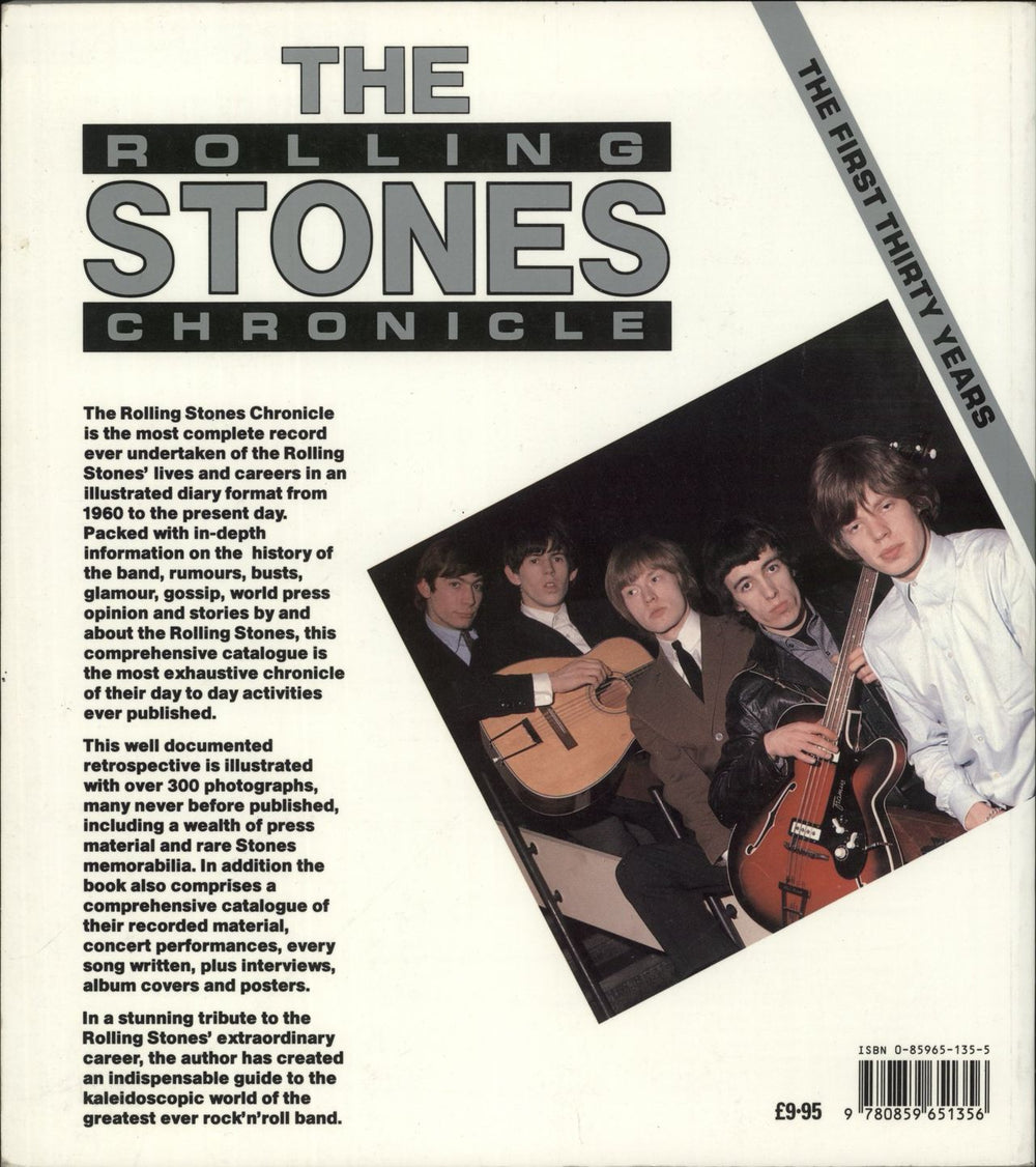 The Rolling Stones The Rolling Stones Chronicle UK book 9780859651356