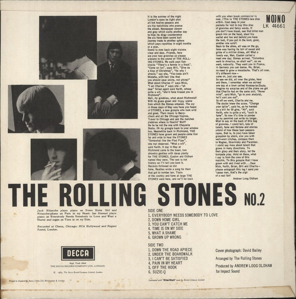 The Rolling Stones The Rolling Stones No. 2 - 1st - BM UK vinyl LP album (LP record)