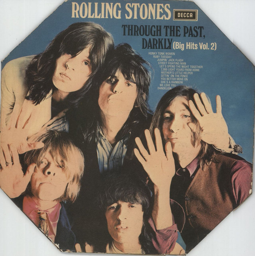 The Rolling Stones Through The Past Darkly - 1st - G UK vinyl LP album (LP record) LK5019