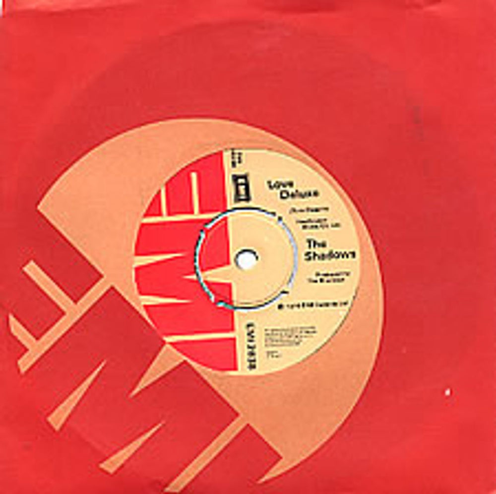 The Shadows Love Deluxe UK 7" vinyl single (7 inch record / 45) EMI2838