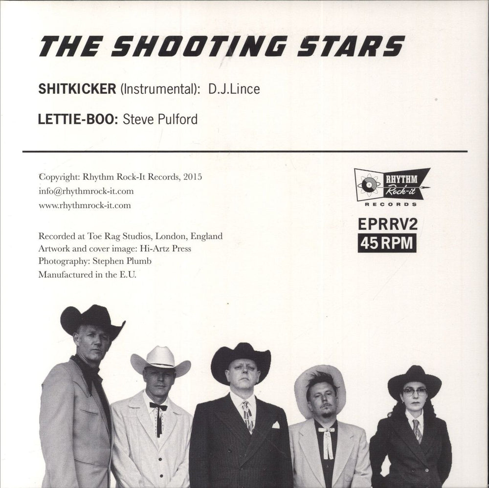 The Shooting Stars Shitkicker - Red Vinyl UK 7" vinyl single (7 inch record / 45)