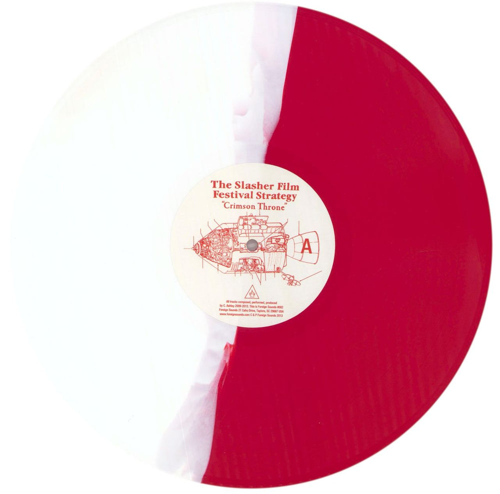 The Slasher Film Festival Strategy Crimson Throne - Red/White Split Vinyl US vinyl LP album (LP record) 8SQLPCR858399