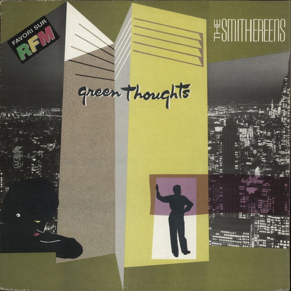 The Smithereens Green Thoughts French vinyl LP album (LP record) 101211