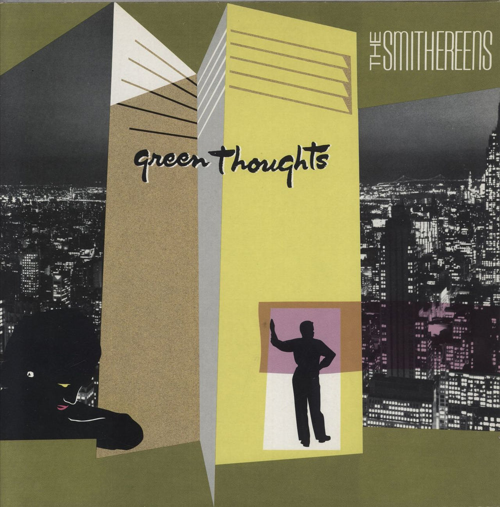 The Smithereens Green Thoughts UK vinyl LP album (LP record) ENVLP504