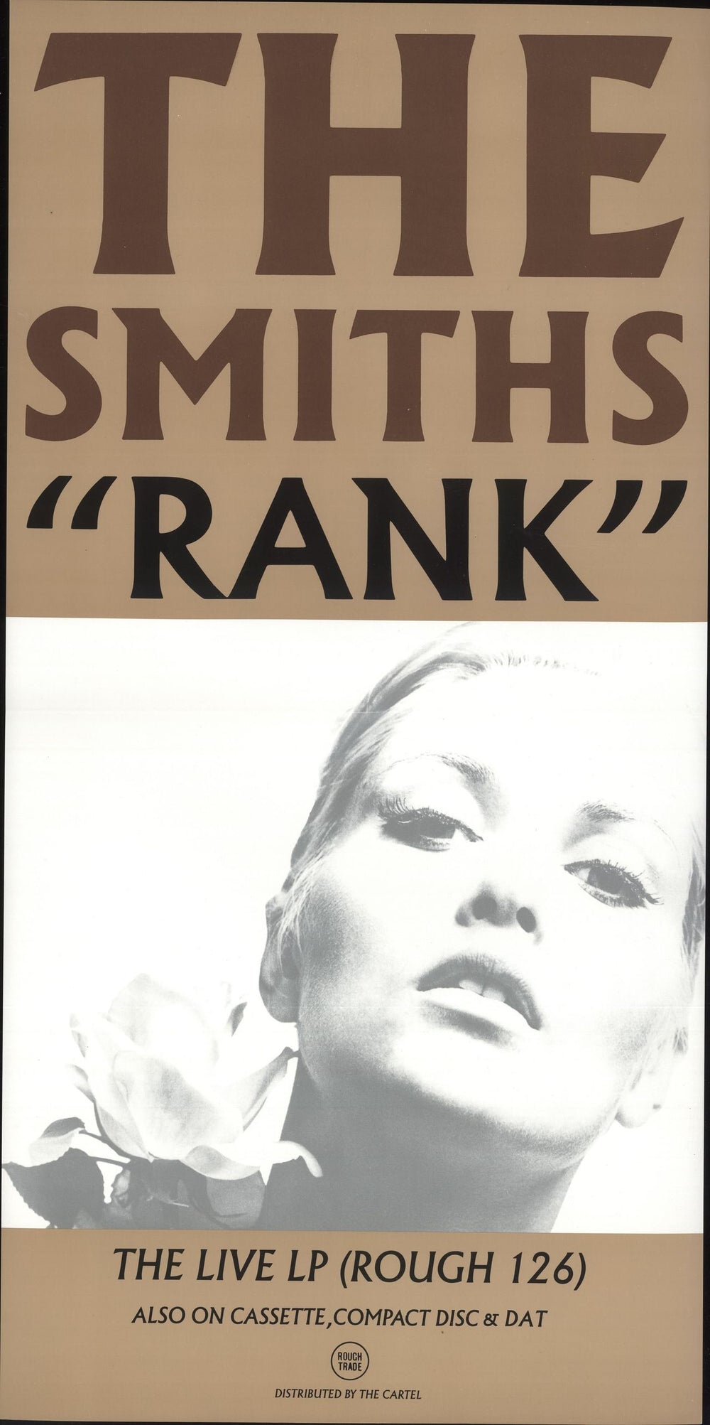 The Smiths Rank + Poster UK vinyl LP album (LP record)