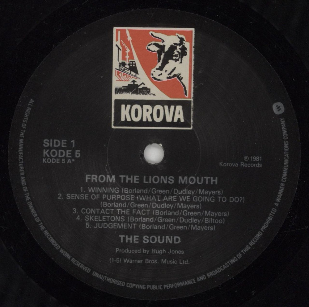 The Sound From The Lions Mouth - 1st - EX UK vinyl LP album (LP record) T-SLPFR448121