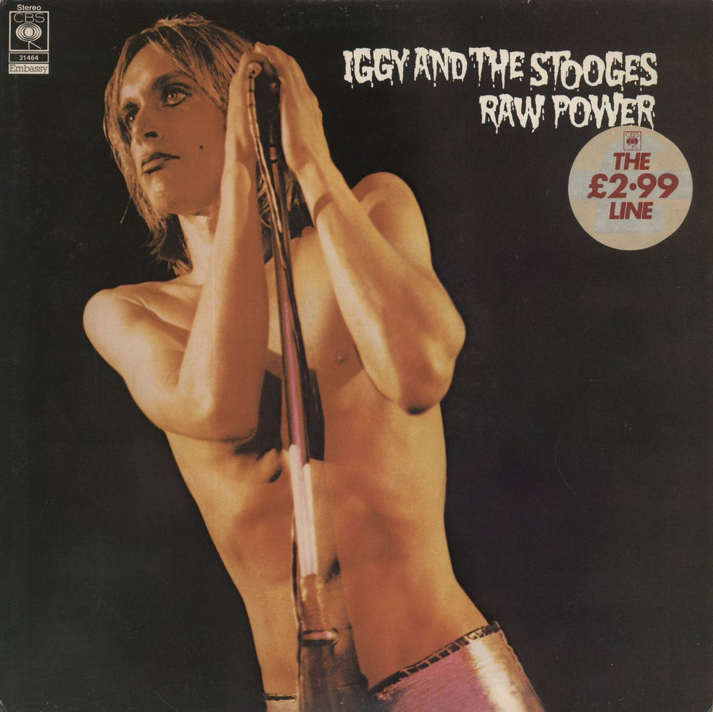 The Stooges Raw Power UK vinyl LP album (LP record) 31464