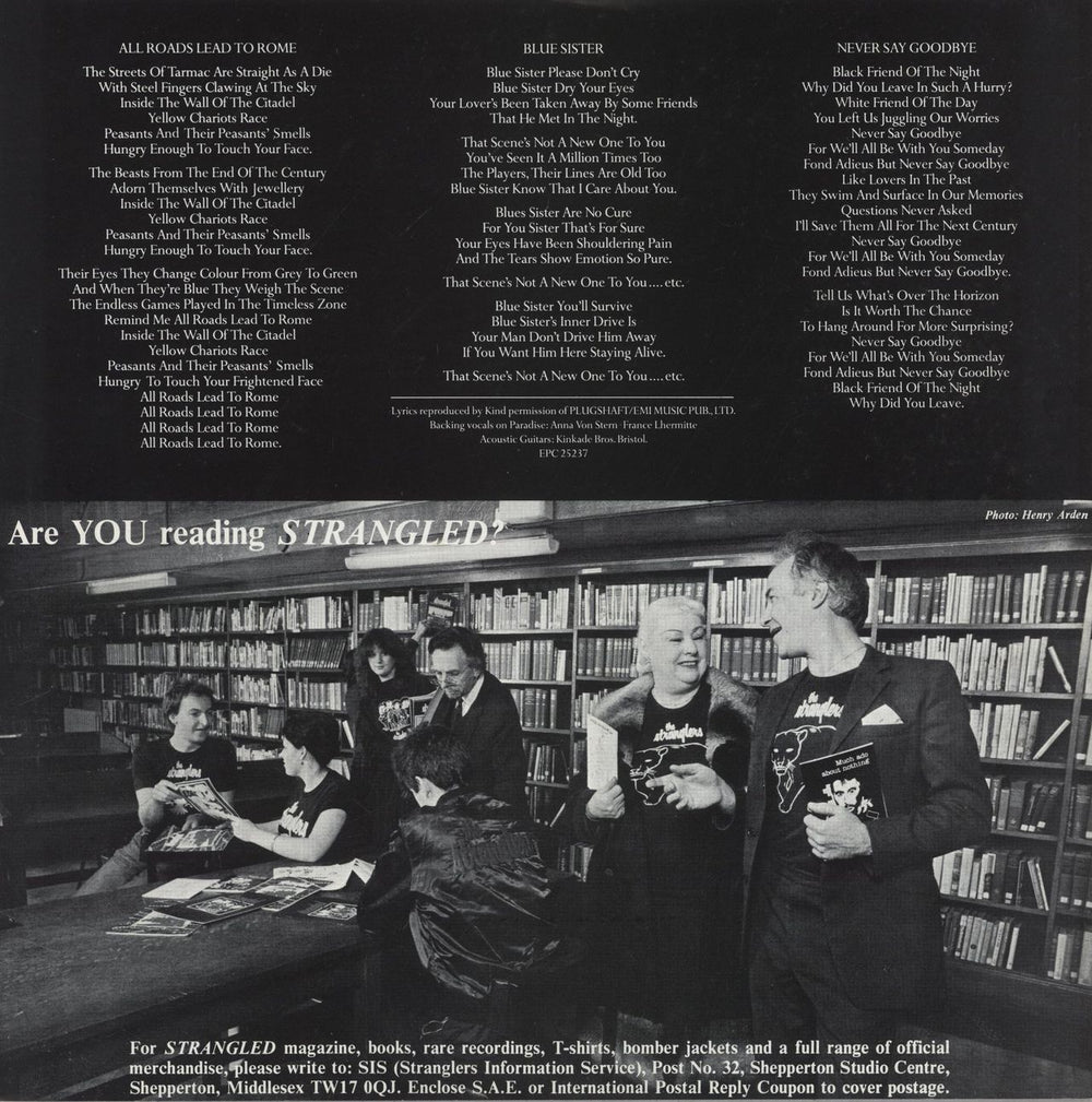 The Stranglers Feline - Stickered + 7"- VG Sleeve UK vinyl LP album (LP record) 1982