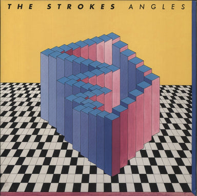 The Strokes Angles - Clear Vinyl UK vinyl LP album (LP record) RTRADLP530