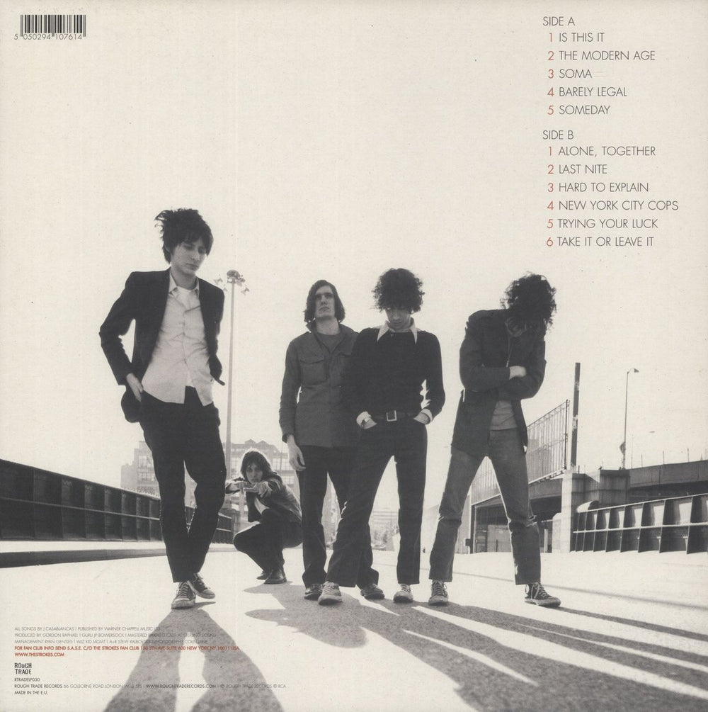 The Strokes Is This It UK vinyl LP album (LP record) 5050294107614