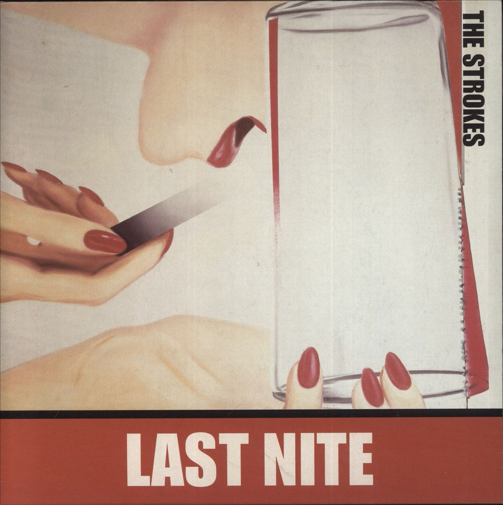 The Strokes Last Nite - Red Vinyl Czech 7" vinyl single (7 inch record / 45) 74321904667