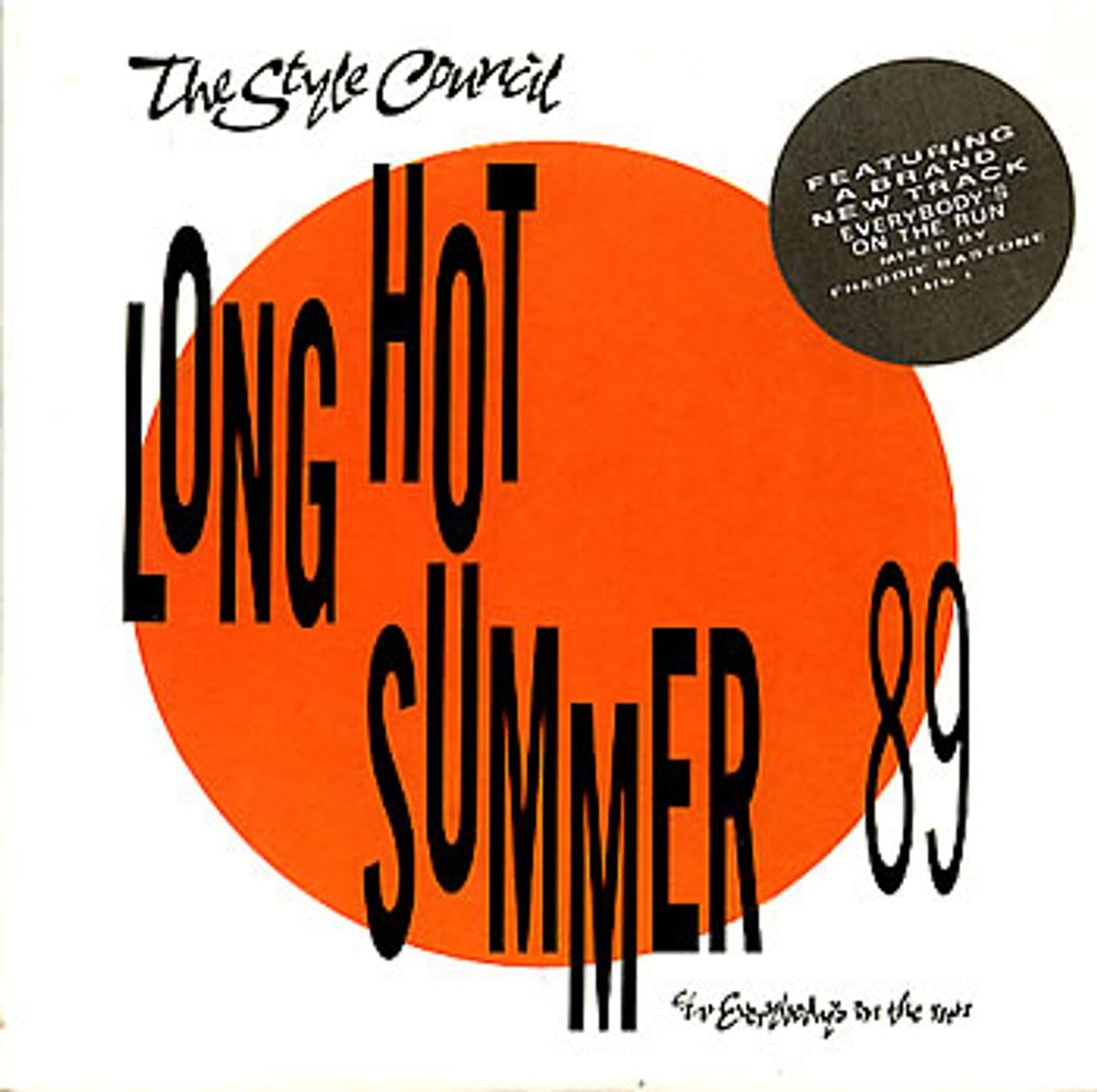 The Style Council Long Hot Summer '89 Mix UK 7" vinyl single (7 inch record / 45) LHS1