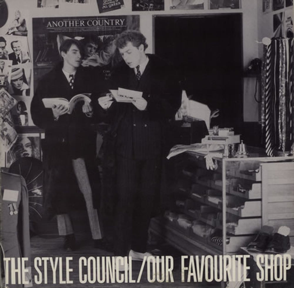 The Style Council Our Favourite Shop + Print - EX UK vinyl LP album (LP record) TSCLP2