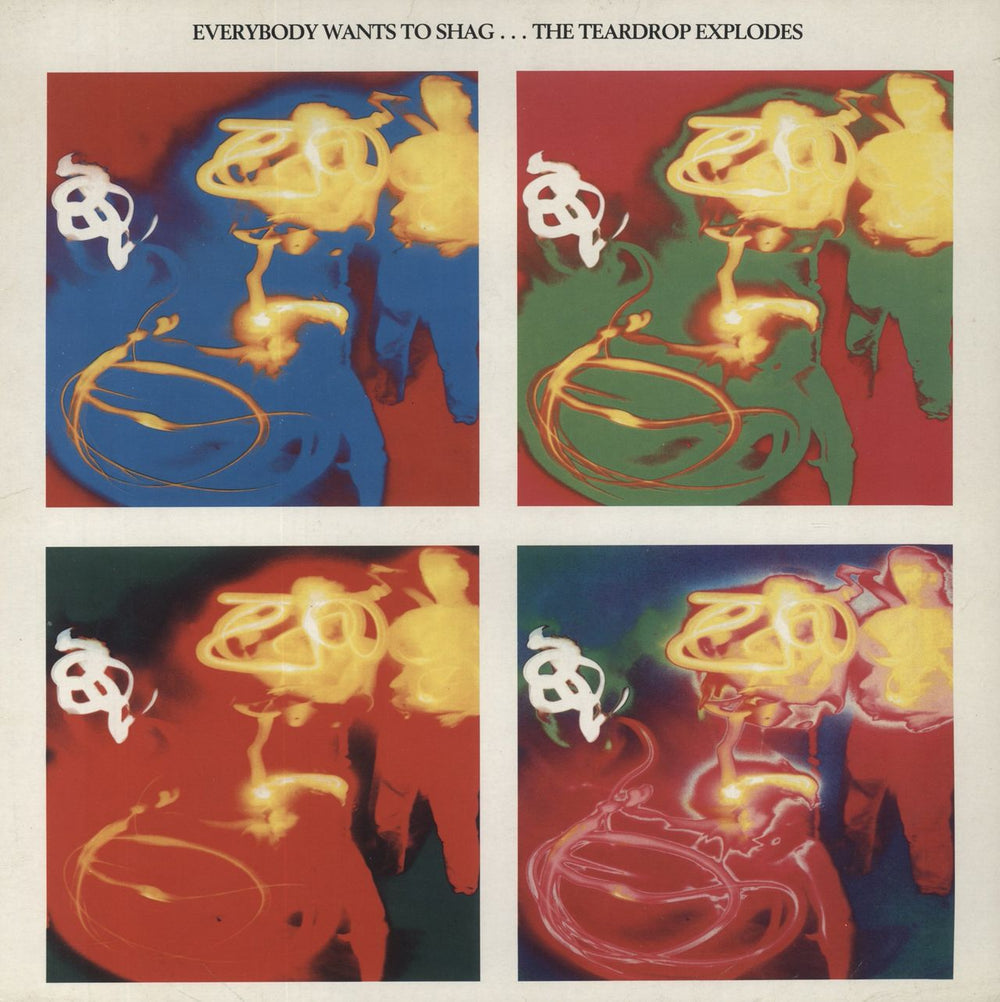 The Teardrop Explodes Everybody Wants To Shag... The Teardrop Explodes UK vinyl LP album (LP record) 842439-1