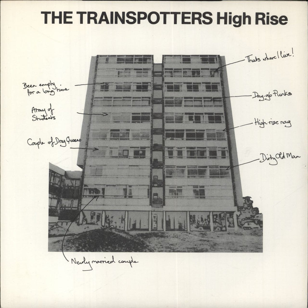 The Trainspotters High Rise UK 7" vinyl single (7 inch record / 45) ARIST290