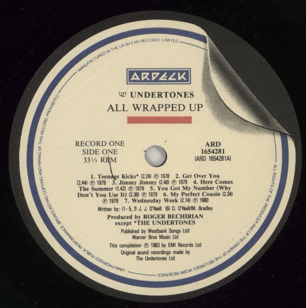 The Undertones All Wrapped Up - Hype Stickered UK 2-LP vinyl record set (Double LP Album) UDT2LAL96035