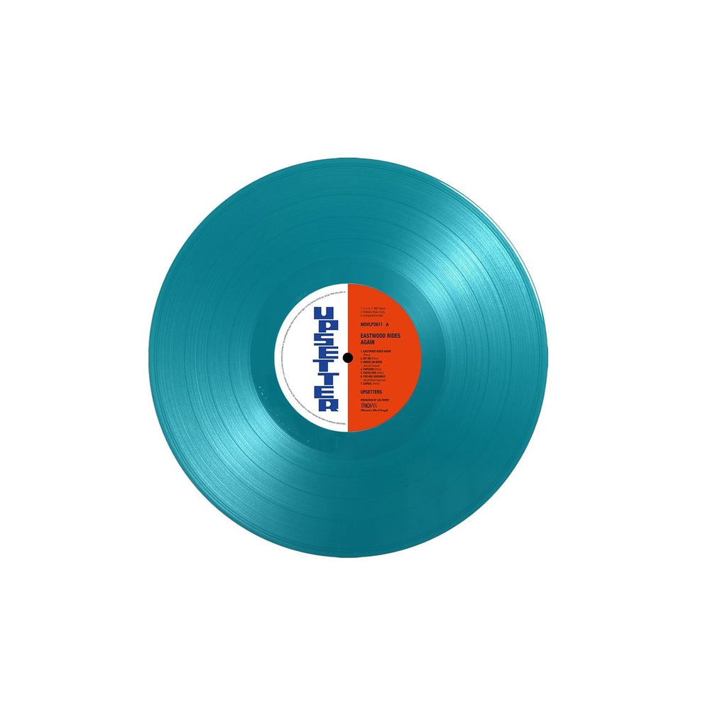 The Upsetters Eastwood Rides Again - 180 Gram Turquoise Vinyl UK vinyl LP album (LP record) 8719262039940