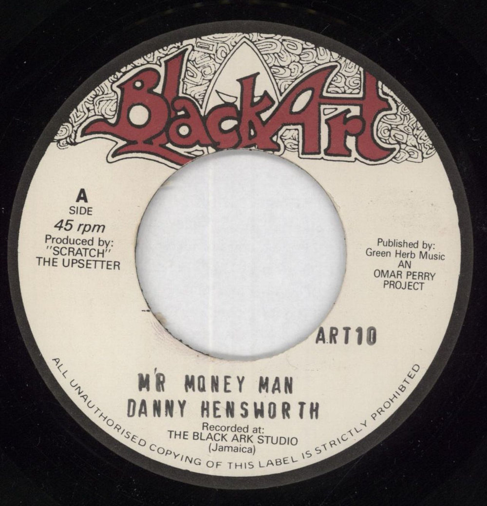 The Upsetters Mr Money Man UK 7" vinyl single (7 inch record / 45) ART10