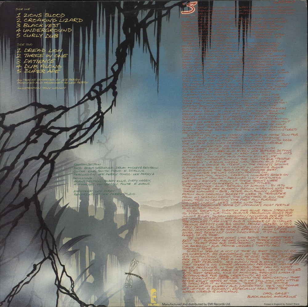 The Upsetters Super Ape - 1st - EX UK vinyl LP album (LP record)